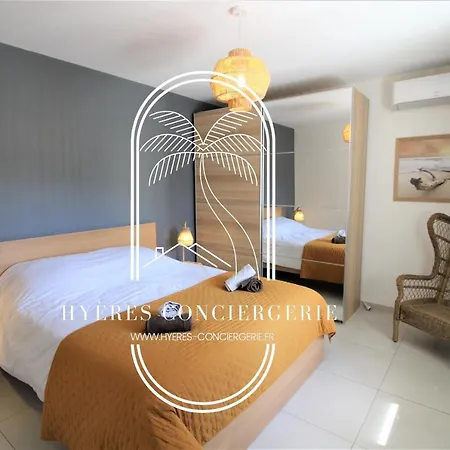 Les Salins - Rez De Jardin-plage Clim Wifi Parking By Hc * Hyeres