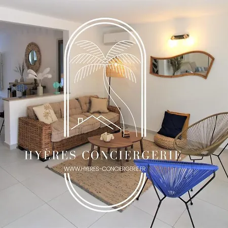 Les Salins - Rez De Jardin-plage Clim Wifi Parking By Hc Apartment Hyeres