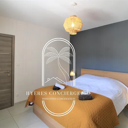 Appartement Les Salins - Rez De Jardin-plage Clim Wifi Parking By Hc Hyères